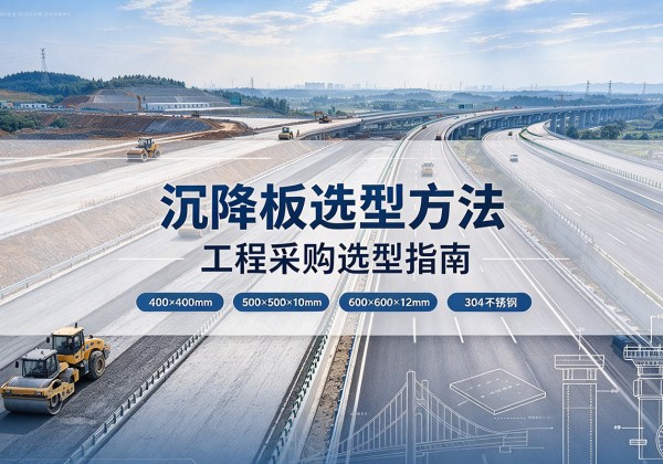 昂昂溪沉降板选择方法